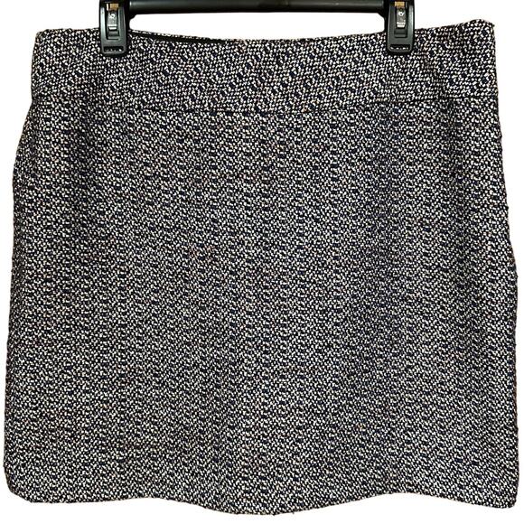 Ann Taylor LOFT Women's Pink & Blue Tweed Straight Pencil Skirt Size 14 - Picture 1 of 5